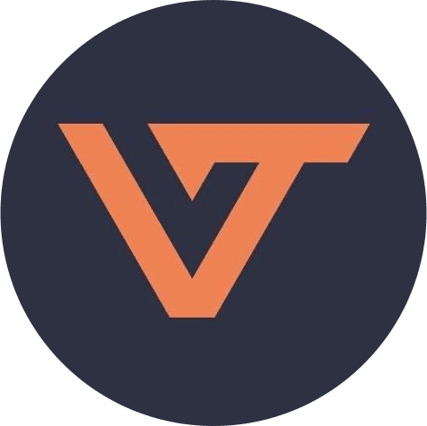 Vendit logo V shape in orange